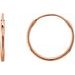 Endless Tube Hoop Earrings
