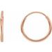 Endless Tube Hoop Earrings