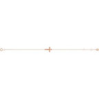 Engravable Cross Bracelet
