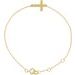 Engravable Cross Bracelet