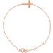 Engravable Cross Bracelet