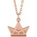 Tiny Crown Necklace