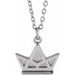 Tiny Crown Necklace