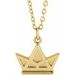 Tiny Crown Necklace