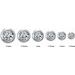 Round Micro Bezel-Set Stud Earrings