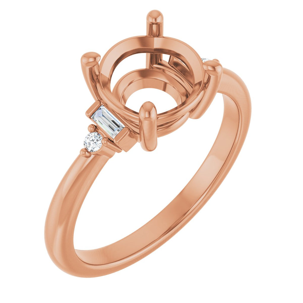 Accented Engagement Ring