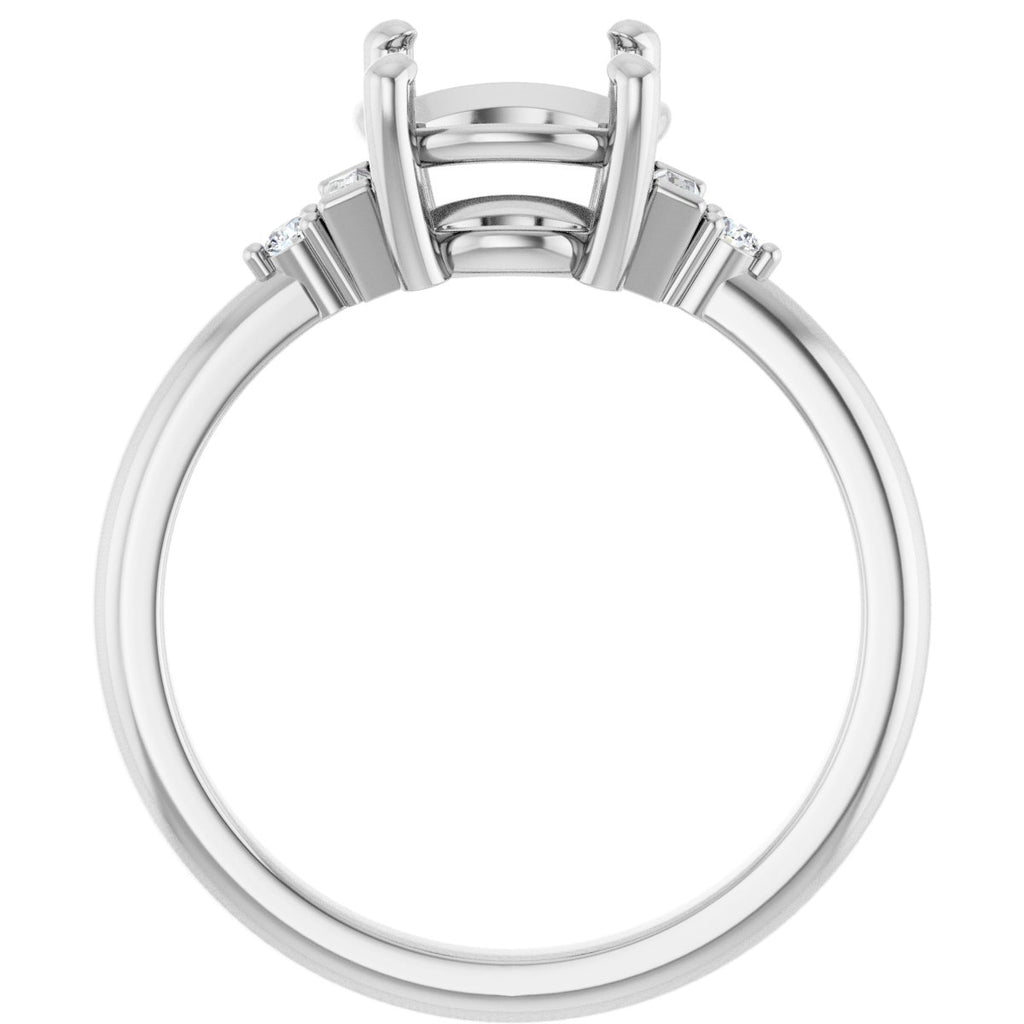 Accented Engagement Ring