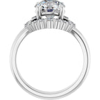 Accented Engagement Ring