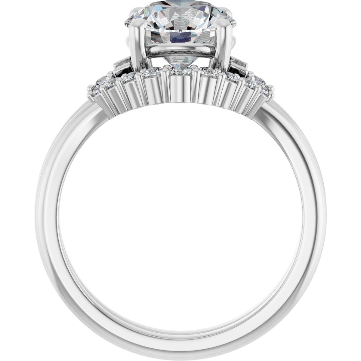 Accented Engagement Ring