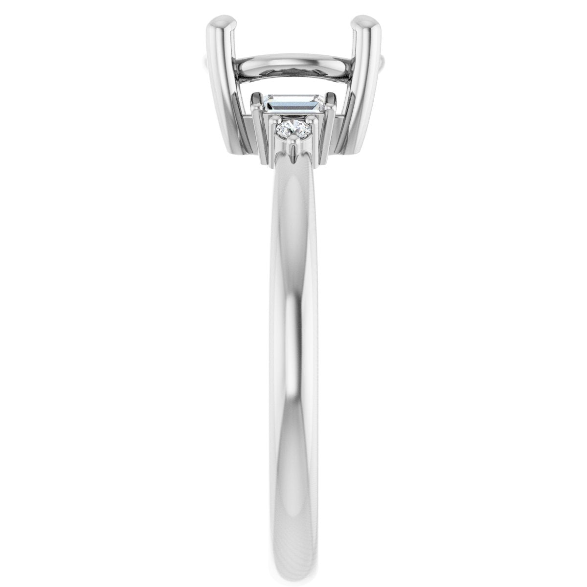 Accented Engagement Ring