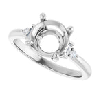 Accented Engagement Ring
