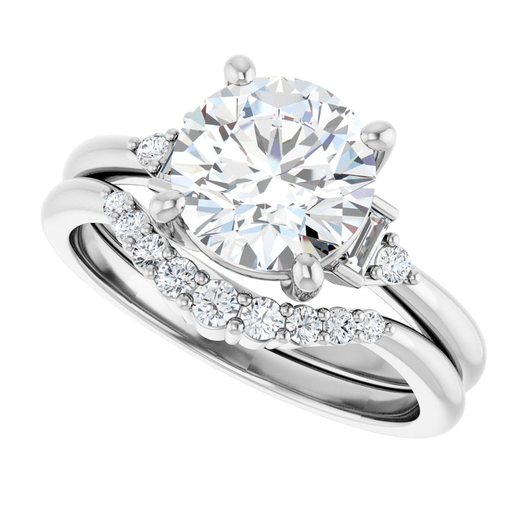 Accented Engagement Ring