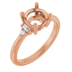 Accented Engagement Ring