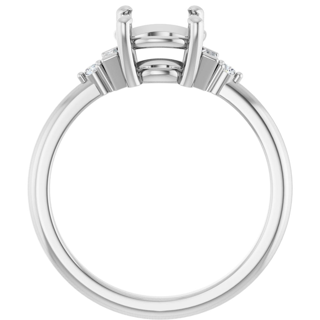 Accented Engagement Ring