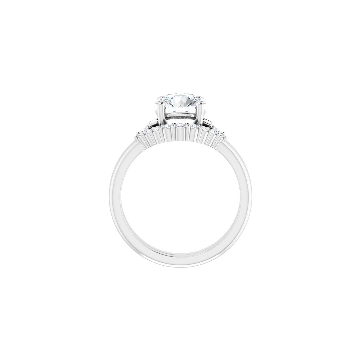 Accented Engagement Ring