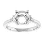 Accented Engagement Ring