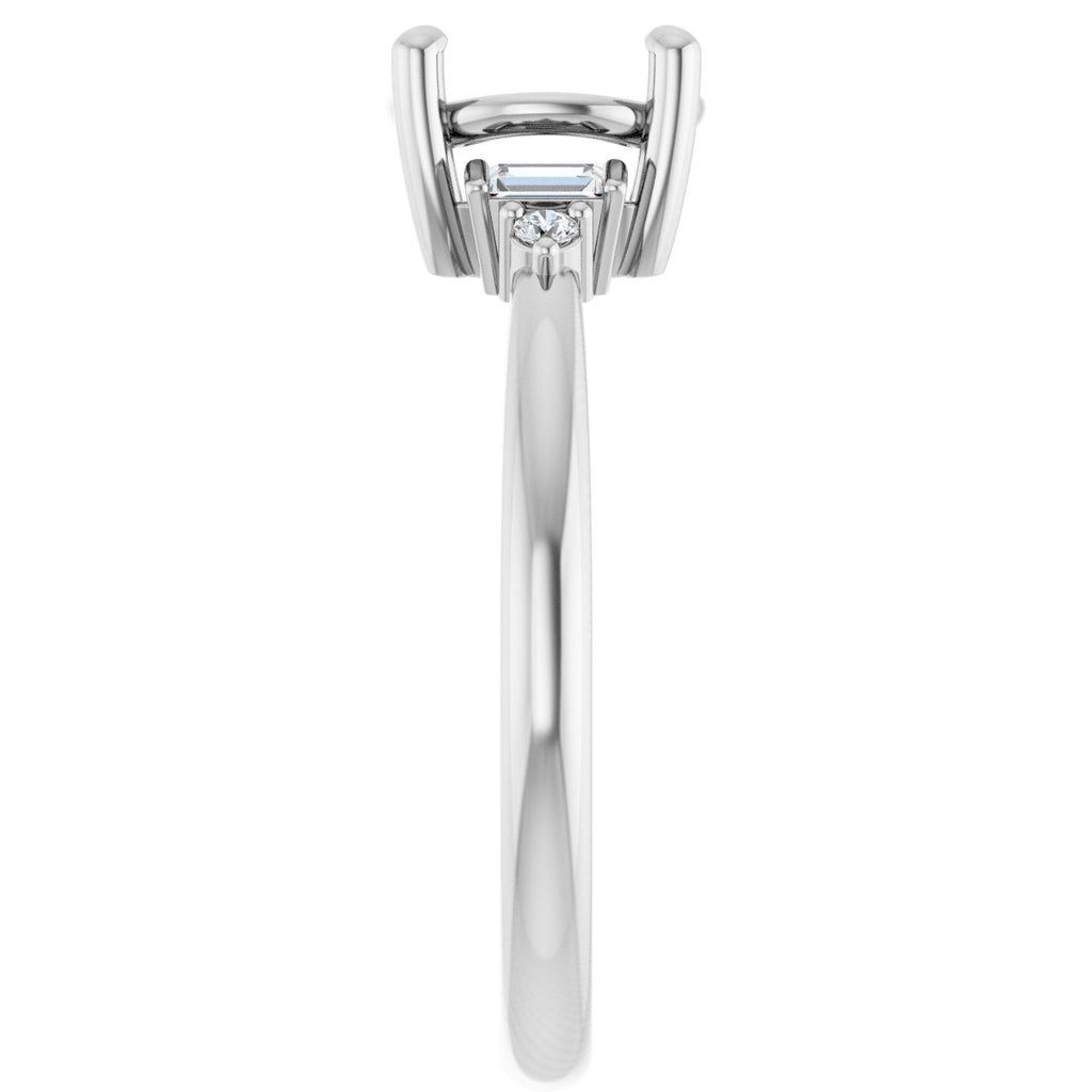 Accented Engagement Ring