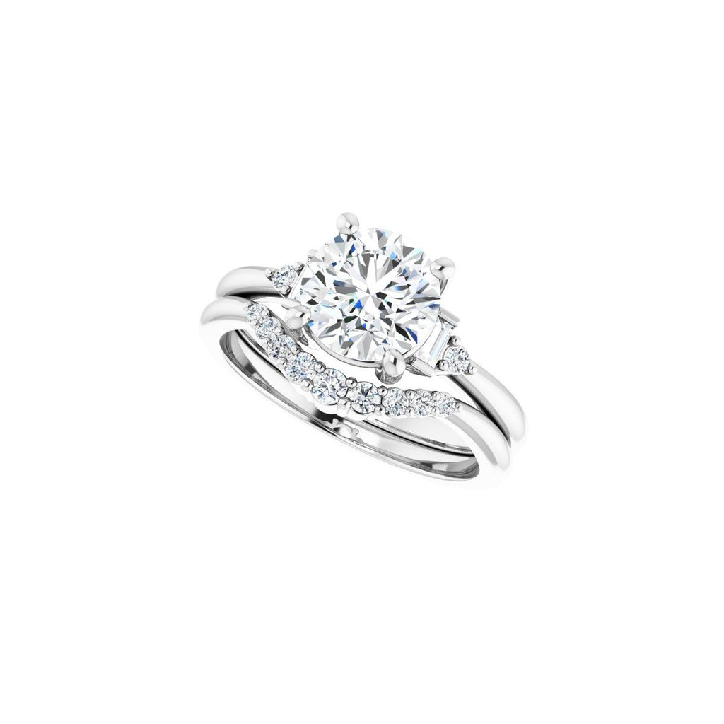 Accented Engagement Ring