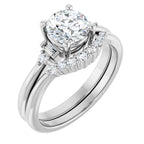 Accented Engagement Ring