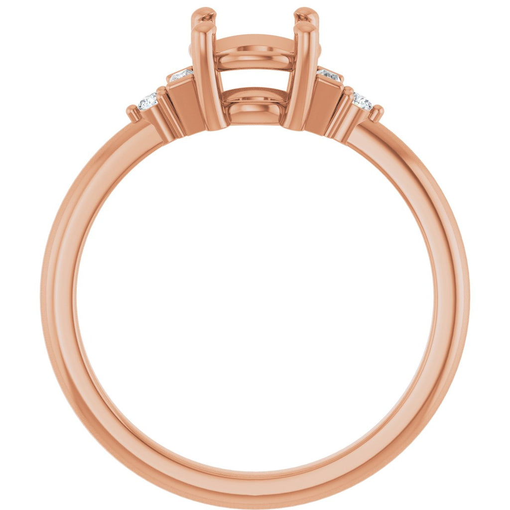 Accented Engagement Ring