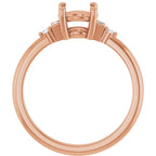 Accented Engagement Ring