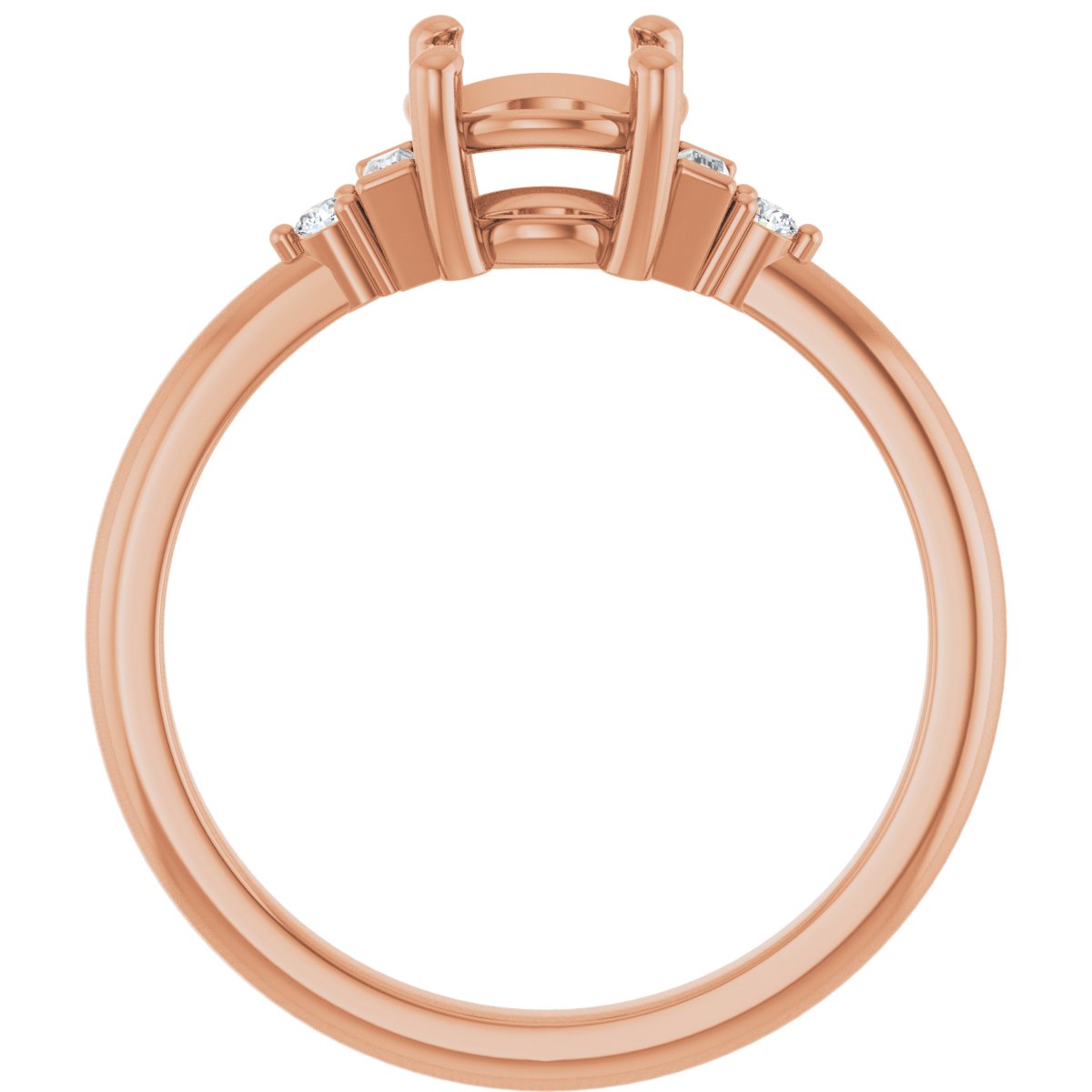 Accented Engagement Ring