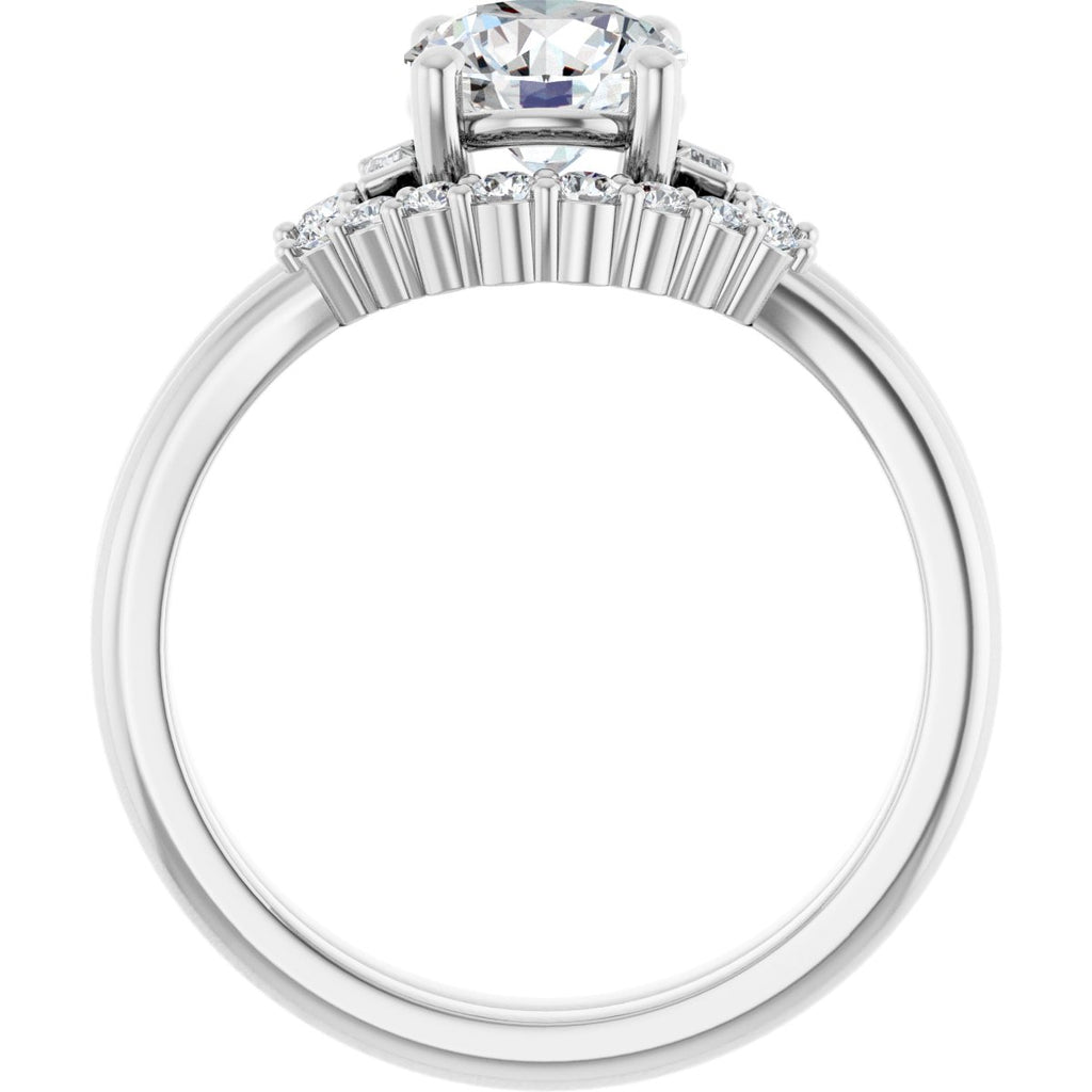 Accented Engagement Ring