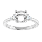 Accented Engagement Ring