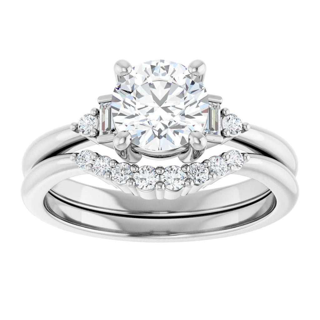 Accented Engagement Ring