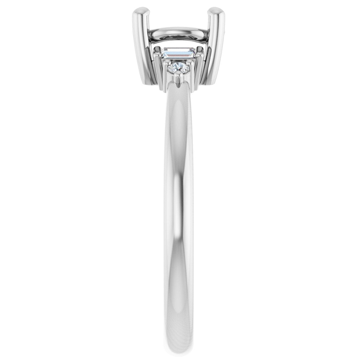 Accented Engagement Ring