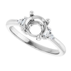 Accented Engagement Ring