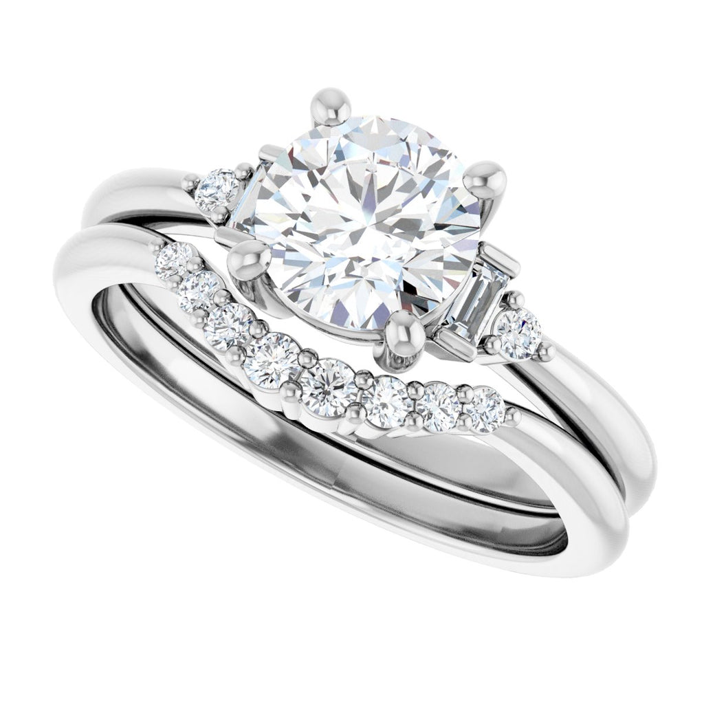 Accented Engagement Ring