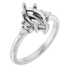 Accented Engagement Ring