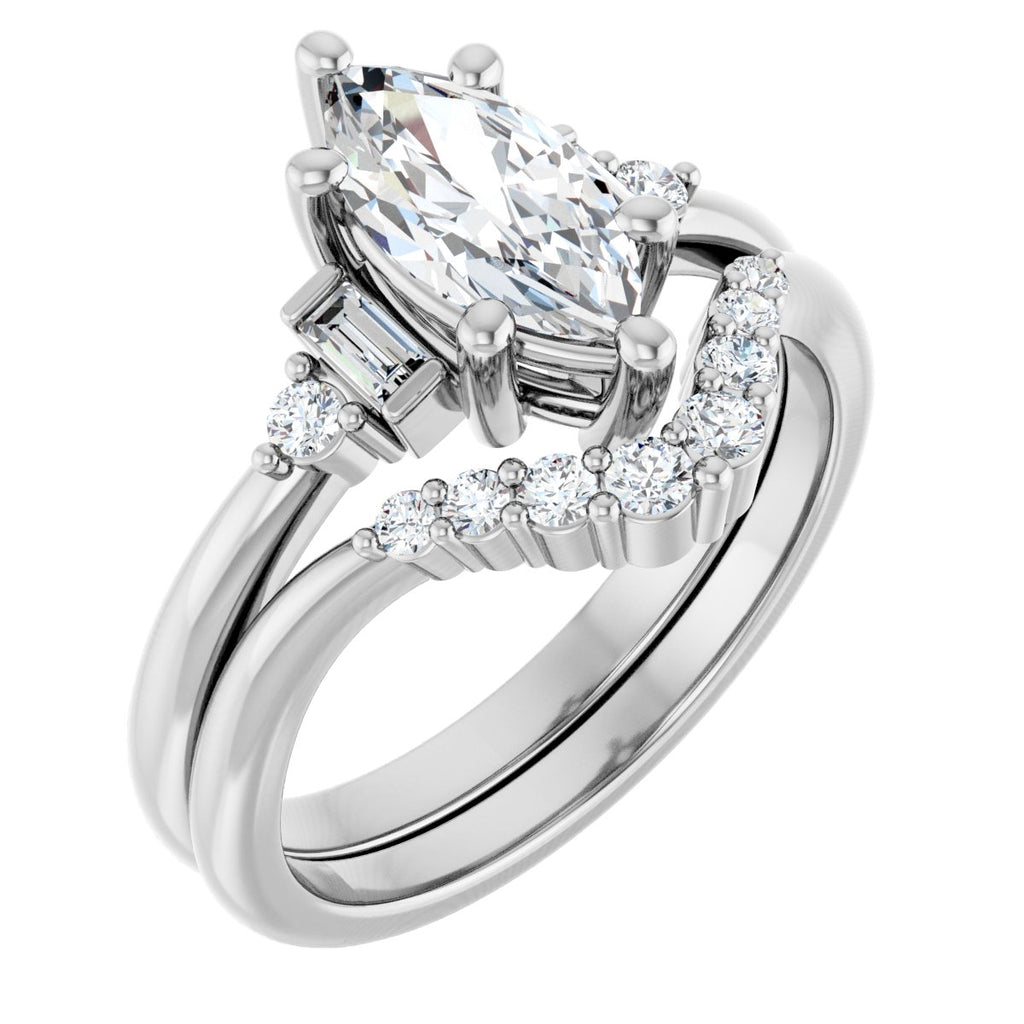 Accented Engagement Ring