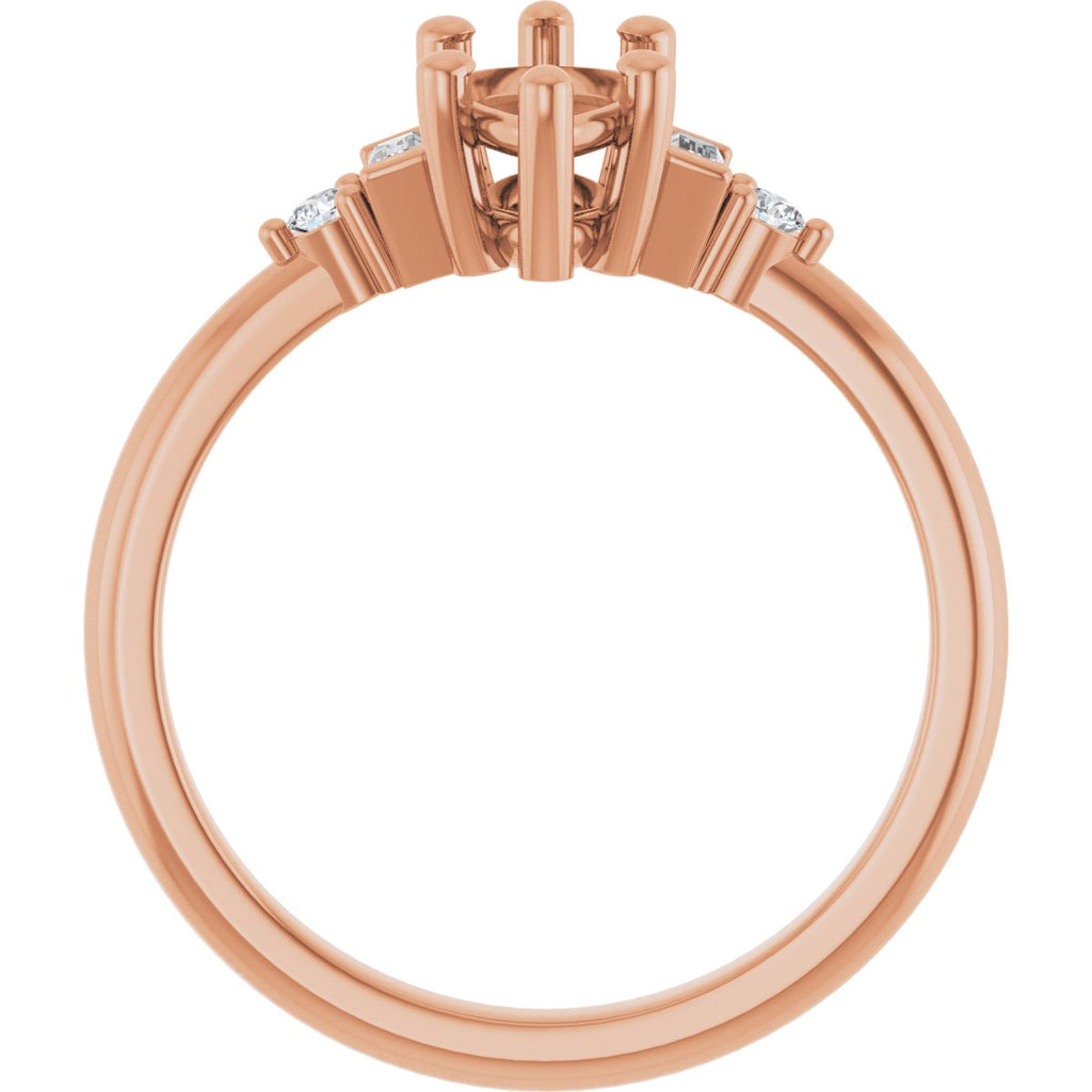 Accented Engagement Ring
