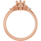 Accented Engagement Ring
