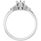 Accented Engagement Ring