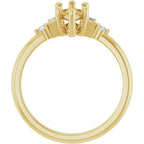 Accented Engagement Ring