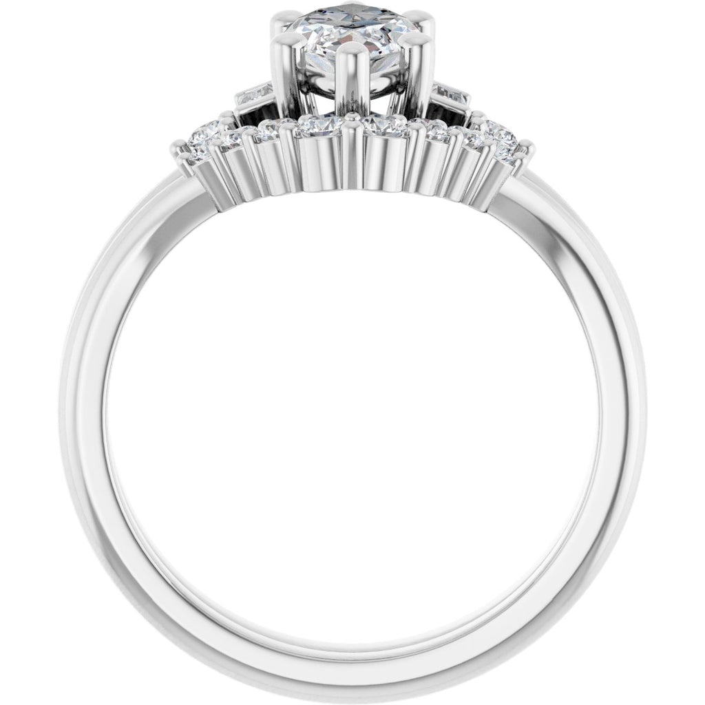 Accented Engagement Ring