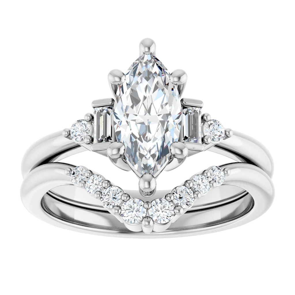 Accented Engagement Ring