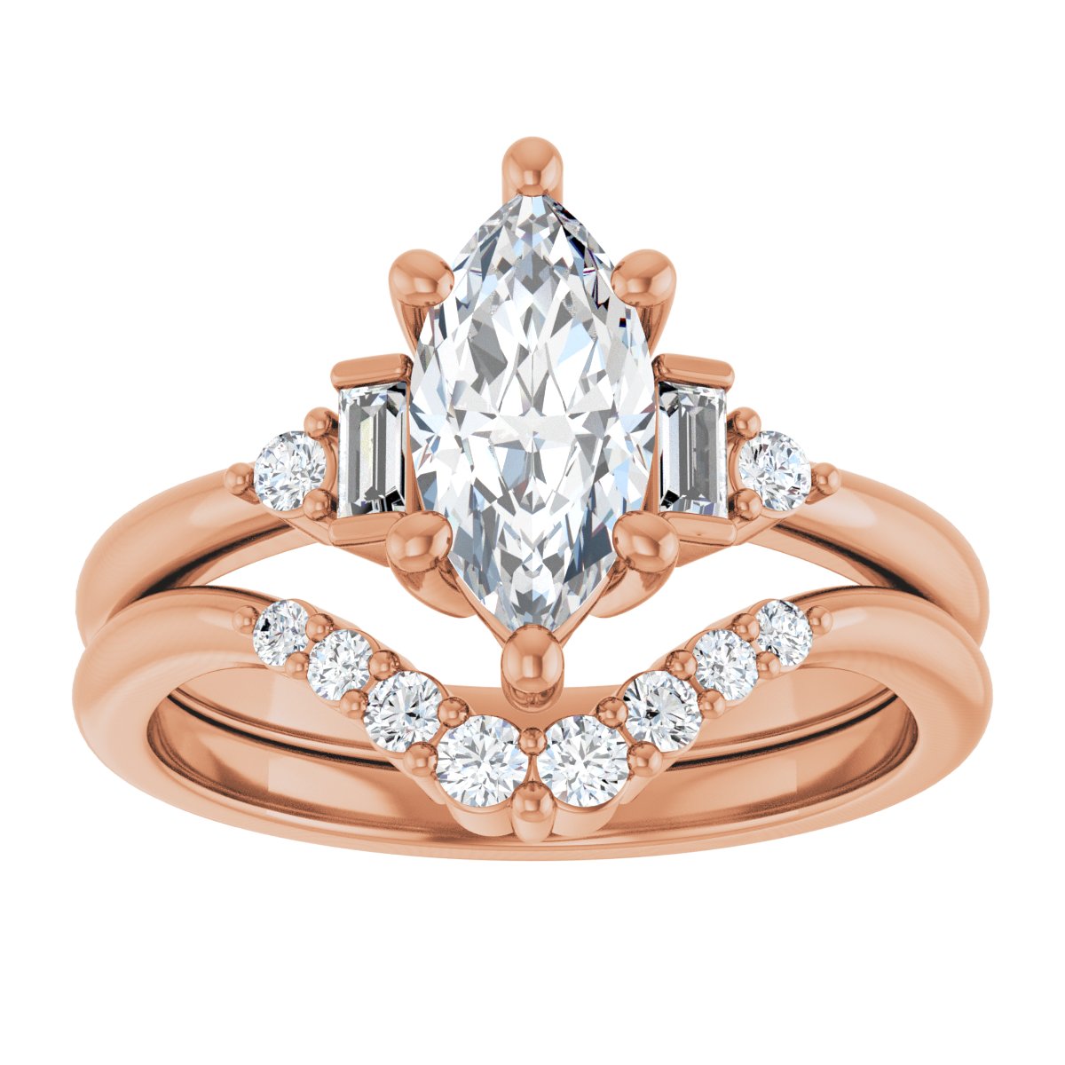 Accented Engagement Ring