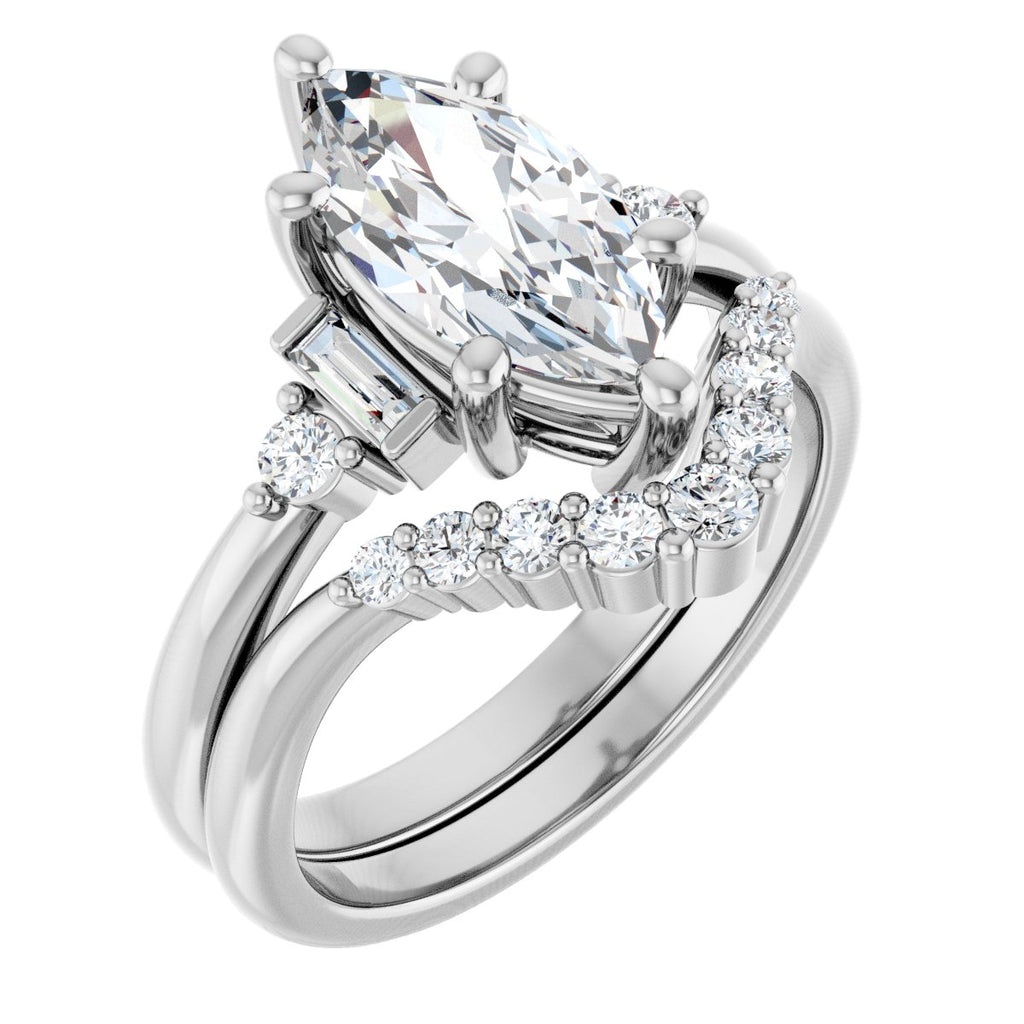 Accented Engagement Ring