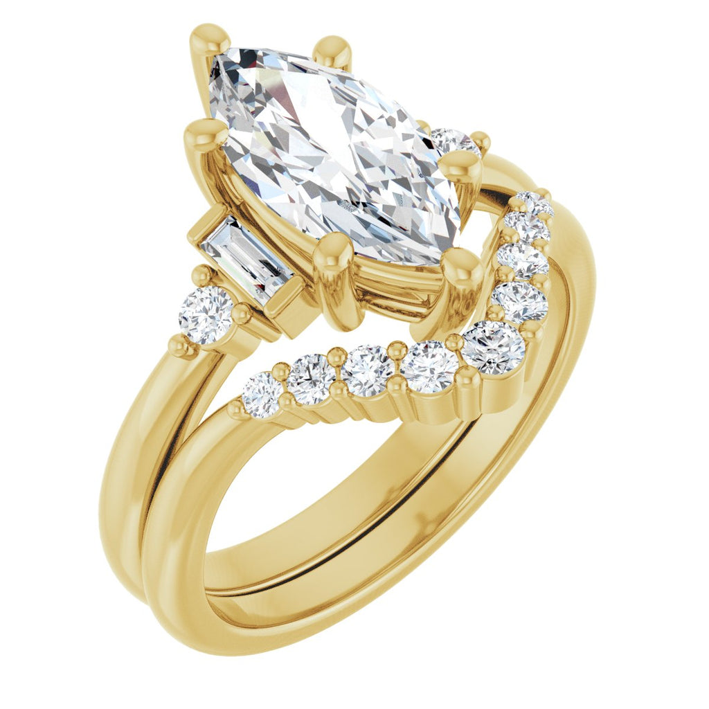 Accented Engagement Ring