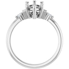 Accented Engagement Ring