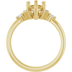Accented Engagement Ring