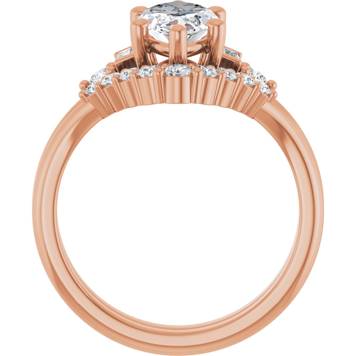Accented Engagement Ring