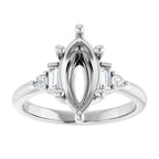 Accented Engagement Ring