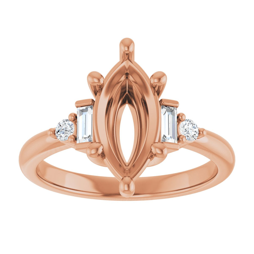 Accented Engagement Ring
