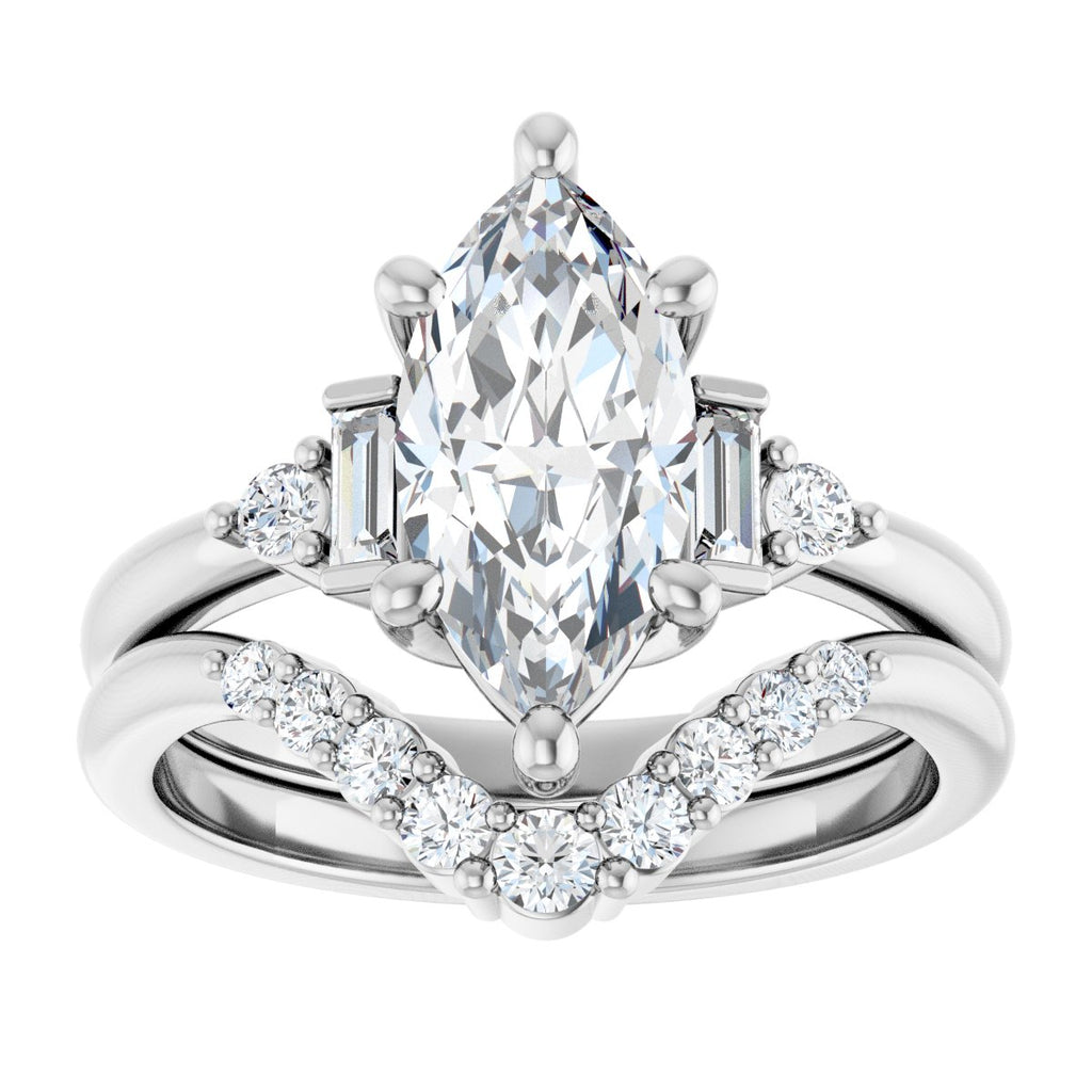 Accented Engagement Ring