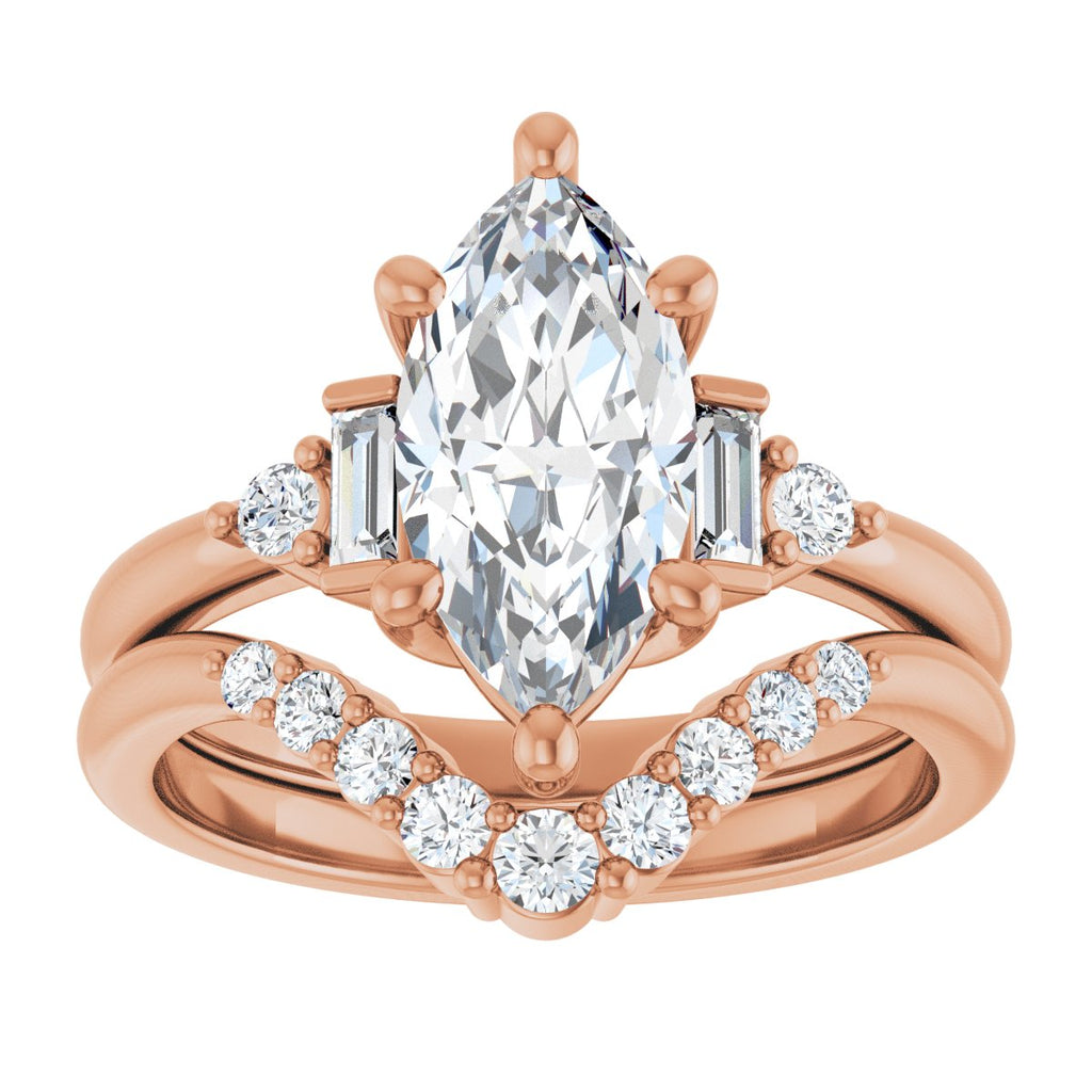 Accented Engagement Ring